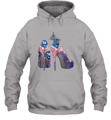 NFL New York Giants High Heel Butterfly Rhinestone Tide Hoodie - NFLFanGift