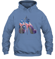 NFL New York Giants High Heel Butterfly Rhinestone Tide Hoodie - NFLFanGift