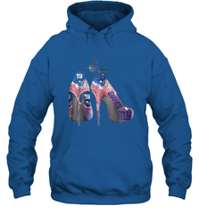 NFL New York Giants High Heel Butterfly Rhinestone Tide Hoodie - NFLFanGift