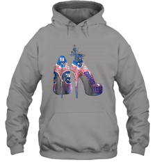 NFL New York Giants High Heel Butterfly Rhinestone Tide Hoodie - NFLFanGift