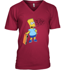 The Great Bart Simpson Who The Hell Are You School Ban of 1990 Shirt Men's Vneck - NFLFanGift