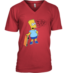 The Great Bart Simpson Who The Hell Are You School Ban of 1990 Shirt Men's Vneck - NFLFanGift