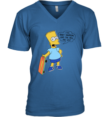 The Great Bart Simpson Who The Hell Are You School Ban of 1990 Shirt Men's Vneck - NFLFanGift