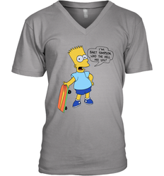 The Great Bart Simpson Who The Hell Are You School Ban of 1990 Shirt Men's Vneck - NFLFanGift