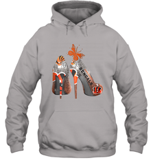 NFL Cincinnati Bengals Rhinestone High Heels Hoodie - NFLFanGift