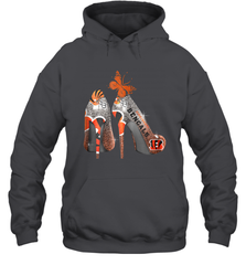 NFL Cincinnati Bengals Rhinestone High Heels Hoodie - NFLFanGift
