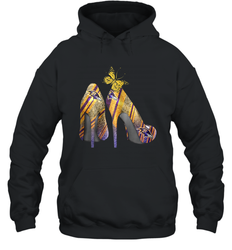 NFL Baltimore Ravens Steelers Rhinestone High Heels Hoodie - NFLFanGift