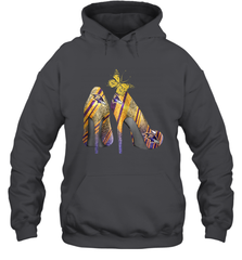 NFL Baltimore Ravens Steelers Rhinestone High Heels Hoodie - NFLFanGift