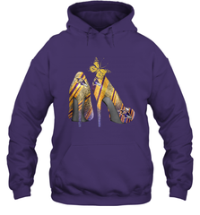 NFL Baltimore Ravens Steelers Rhinestone High Heels Hoodie - NFLFanGift