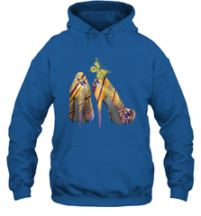 NFL Baltimore Ravens Steelers Rhinestone High Heels Hoodie - NFLFanGift