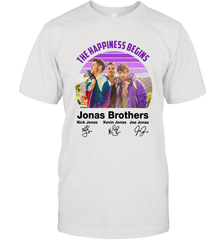 Signatures The Happiness Begins Jonas Brothers Shirt Men's T-Shirt - NFLFanGift
