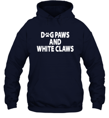 Dog Paws And White Claws Hoodie - NFLFanGift
