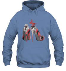 NFL Atlanta Falcons Rhinestone High Heels Hoodie - NFLFanGift