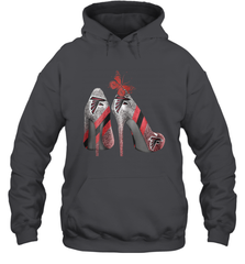 NFL Atlanta Falcons Rhinestone High Heels Hoodie - NFLFanGift