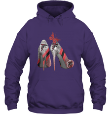 NFL Atlanta Falcons Rhinestone High Heels Hoodie - NFLFanGift