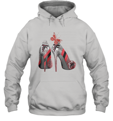 NFL Atlanta Falcons Rhinestone High Heels Hoodie - NFLFanGift