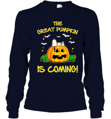 The Great Pumpkin Is Coming Snoopy Halloween Youth Long Sleeve T-Shirt - NFLFanGift