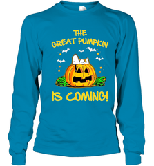 The Great Pumpkin Is Coming Snoopy Halloween Youth Long Sleeve T-Shirt - NFLFanGift
