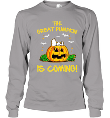 The Great Pumpkin Is Coming Snoopy Halloween Youth Long Sleeve T-Shirt - NFLFanGift