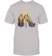 NFL Baltimore Ravens Steelers Rhinestone High Heels Men's T-Shirt - NFLFanGift
