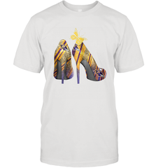NFL Baltimore Ravens Steelers Rhinestone High Heels Men's T-Shirt - NFLFanGift