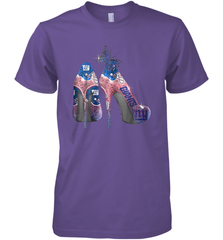 NFL New York Giants High Heel Butterfly Rhinestone Tide Men's Premium T-Shirt - NFLFanGift