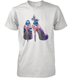 NFL New York Giants High Heel Butterfly Rhinestone Tide Men's Premium T-Shirt - NFLFanGift