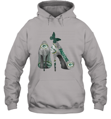 NFL Green Bay Packers Rhinestone High Heels Hoodie - NFLFanGift