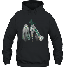 NFL Green Bay Packers Rhinestone High Heels Hoodie - NFLFanGift