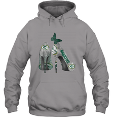 NFL Green Bay Packers Rhinestone High Heels Hoodie - NFLFanGift