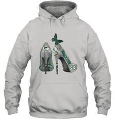 NFL Green Bay Packers Rhinestone High Heels Hoodie - NFLFanGift
