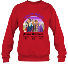 Signatures The Happiness Begins Jonas Brothers Shirt Crewneck Sweatshirt - NFLFanGift