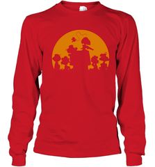 Snoopy Charlie Brown Halloween Costume Youth Long Sleeve T-Shirt - NFLFanGift
