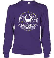 Bad Girls Have More Fun Halloween Maleficent Witch Costume Youth Long Sleeve T-Shirt - NFLFanGift