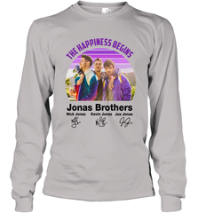 Signatures The Happiness Begins Jonas Brothers Shirt Long Sleeve T-Shirt - NFLFanGift