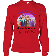 Signatures The Happiness Begins Jonas Brothers Shirt Long Sleeve T-Shirt - NFLFanGift