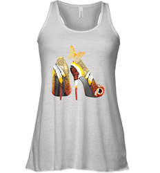Washington Redskins High Heel Butterfly Rhinestone Tide Racerback Tank - NFLFanGift