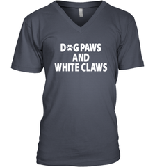 Dog Paws And White Claws Men's Vneck - NFLFanGift