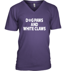 Dog Paws And White Claws Men's Vneck - NFLFanGift