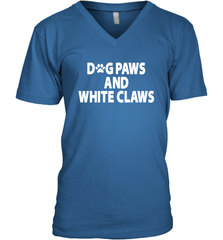 Dog Paws And White Claws Men's Vneck - NFLFanGift
