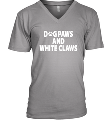 Dog Paws And White Claws Men's Vneck - NFLFanGift