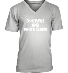 Dog Paws And White Claws Men's Vneck - NFLFanGift