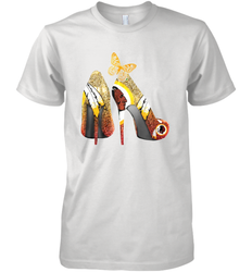Washington Redskins High Heel Butterfly Rhinestone Tide Men's Premium T-Shirt - NFLFanGift