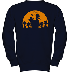 Snoopy Charlie Brown Halloween Costume Youth Sweatshirt - NFLFanGift
