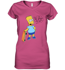 The Great Bart Simpson Who The Hell Are You School Ban of 1990 Shirt Women's Vneck - NFLFanGift