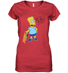 The Great Bart Simpson Who The Hell Are You School Ban of 1990 Shirt Women's Vneck - NFLFanGift