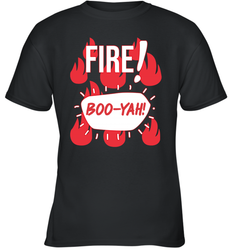 FIRE TACO SAUCE Boo Yah Halloween Costumes Youth T-Shirt - NFLFanGift