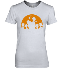 Snoopy Charlie Brown Halloween Costume Women's The Boyfriend Tee - NFLFanGift