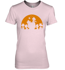 Snoopy Charlie Brown Halloween Costume Women's The Boyfriend Tee - NFLFanGift