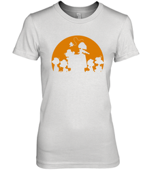 Snoopy Charlie Brown Halloween Costume Women's The Boyfriend Tee - NFLFanGift